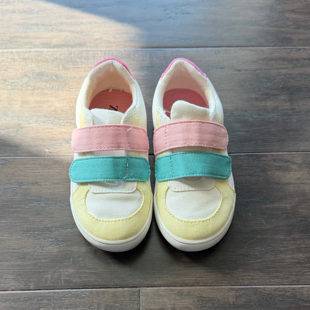 Zara Multicolor Kids Sneakers with Velcro Straps